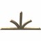 Ekena Millwork Richland Rough Sawn Timber Gable Bracket, Douglas Fir, 108"W x 63"H x 4"D x 6"F, 14/12 Pitch GBW108X63X0406RIC00RDF - alternate 5